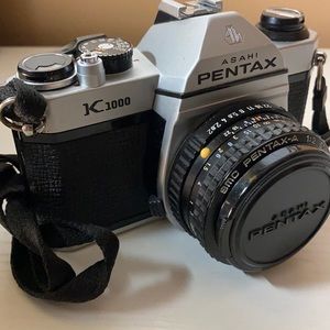Pentax K1000 Manual Focus SLR Film Camera 50mm